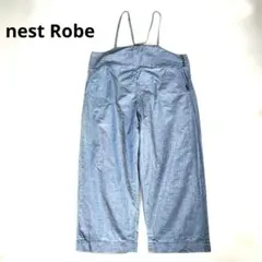 ネストローブ　ダンガリーサロペットパンツ（アップサイクルリノ） ネストローブ ダンガリーサロペットパンツ（アップサイクルリノ