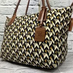 美品✨ロベルタピエリ TATAMI タタミ柄 A4可 トートバッグ