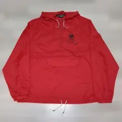USA製 アノラック パーカー ナイロンジャケット ビンテージ赤 XL