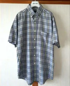 【希少・美品】 BURBURRY LONDON 半袖シャツ　ノバチェック
