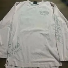 Norton ノートン刺繍ロゴ長袖TシャツピンクXLサイズ