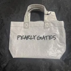 PEARLY GATES シルバー トートバッグ ゴルフ - メルカリ