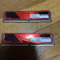 TEAMGROUP ELITE 8GB DDR4 2666MHzメモリ2枚1組
