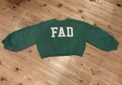 FAD 刺繡 氣球袖 毛衣