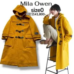 Mila Owenミラオーウェン ダッフルコートロングマスタード定価41800円