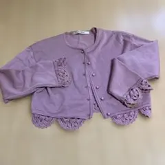 miss ashida サーモンピンク カーディガンのサムネイル