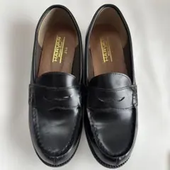 HARVAR ブラック ローファー 24cm