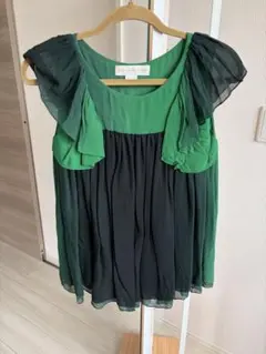 美品【Stella McCartney】カラフルギャザー花柄ブラウスマルチカラー 