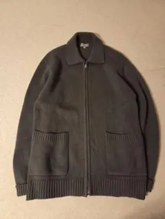 マーガレットハウエル ドライバーズ ニット ジップアップ カシミア混