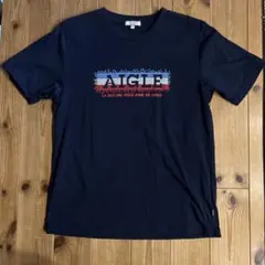 男女兼用AIGLE ネイビー Tシャツ M