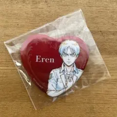 進撃の巨人　エレン　缶バッジ　購入特典