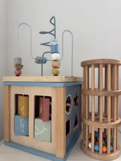知育玩具 ラトルタワー E'dute リトルダッチ Activity Cube
