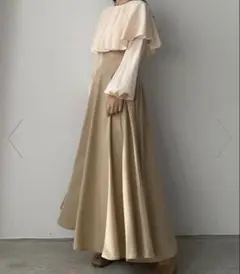 Louere ハイウエストボリュームフレアスカート S 美品