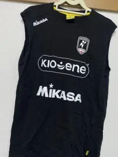 【激レア】Mikasa バレーボール ノースリーブシャツ 黒　XL