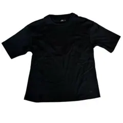TIGORA レディース バックスリット Tシャツ ブラック M 新品 タグ付きのサムネイル
