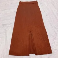 ユニクロ リブニットタイトスカート˚✧₊