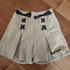 150cm　女の子　茶色　キュロットスカート