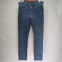 ユニクロ ウルトラストレッチスキニーフィットジーンズ ブルー系 M32