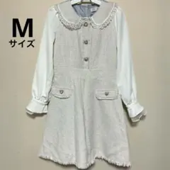 【即購入可】LODISPOTTO ビジュー付き ツイードワンピース