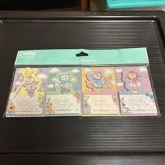 ダッフィー メモ用紙セット 4枚入り