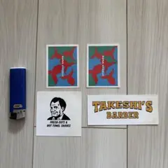タケシズバーバー　バーバーショップ　シールセット