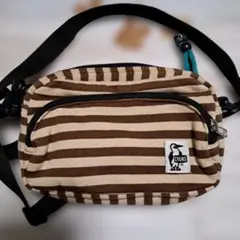 CHUMS ストライプ ショルダーバッグ