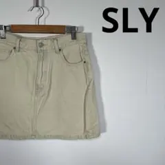 SLY JEANS スライ デニム ミニスカート タイトスカート 2