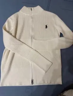 ポロ・ラルフ・ローレン ホワイトセーター