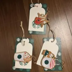 starbucks スターバックス ホリデー2025 チャーム 3個 スタバ