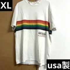 90s vintage tシャツ ボーダー usa製 オールドスケート