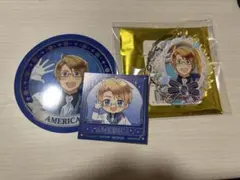 アメリカ カードコースターキーホルダー セット