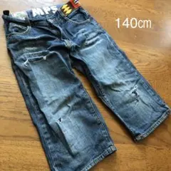 MPSダメージハーフデニムパンツ140㎝