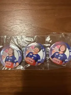 アルビレックス新潟レディース 缶バッジ3個セット