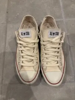 コンバース　オールスター　ローカットスニーカー クリーム色　27㎝