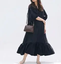 美品 23SS ボールジィー リネンコットンムーブ ウエストタック