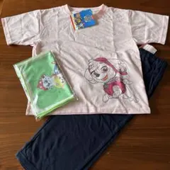 新品　パウパトロール　パジャマ上下セット120cm＆冷感タオル　まとめて