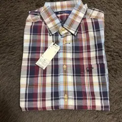 Golden Bear 半袖チェックシャツ Mサイズ 新品のサムネイル