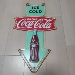 Coca-Cola メタルサイン アイスコールド サイン 62cm✕37cm