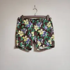 ミスタージェントルマン ショートパンツ ハーフパンツ ショーツ 花柄 総柄 Mのサムネイル