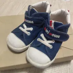 MIKI HOUSE ネイビー スニーカー　14.5　ミキハウス