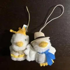 アフラック 人形　2個セット　キーホルダー　約7cmのサムネイル