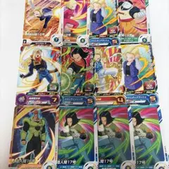 人造人間　19号18号 17号16号　スーパーダイバーズ・ヒーローズカードセット