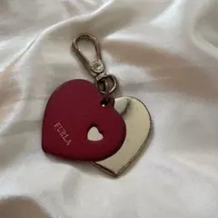FURLA レッド ハート型チャーム