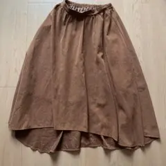 フレアスカート ブラウン M1667のサムネイル