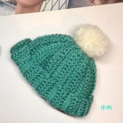 ぬいちゃん用SHINeeカラーのニット帽(メリノウール100%)