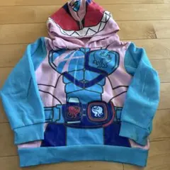仮面ライダーリバイス　パーカー　裏起毛　120cm