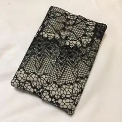 ポケットティッシュケース　ブラックレース