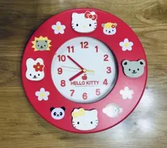 HELLO KITTY キャラクター　壁掛け時計