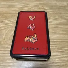 ポケモン ピクセルアート アソートボックス赤 2023 空き缶メリーチョコレート