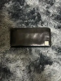 Lee 黒 レザー 長財布
